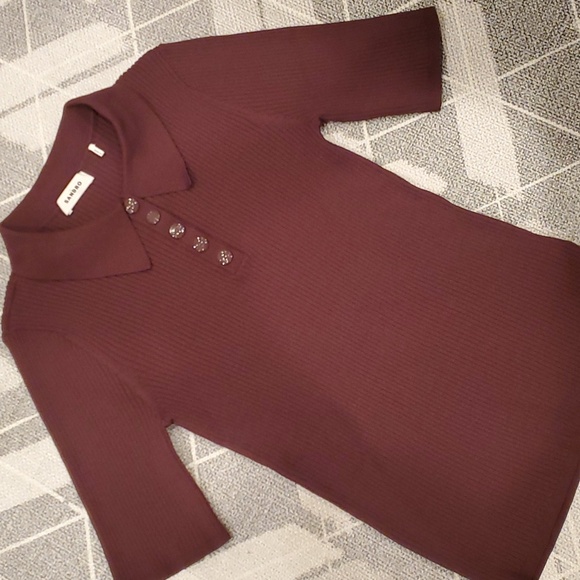 SANDRO Mileva Collared Ribbed Sweater - Picture 5 of 7